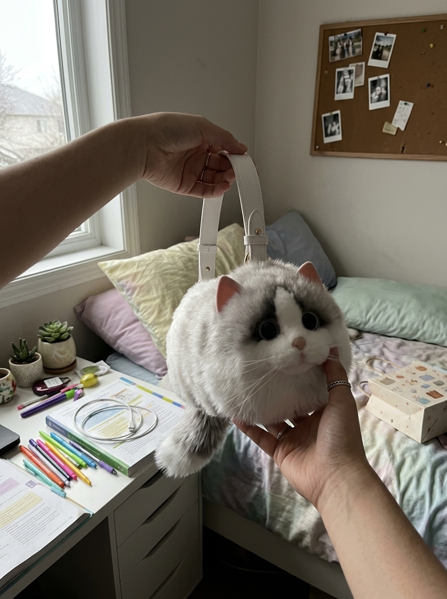 Kočibelka, která vypadá jako roztomilý dárek.